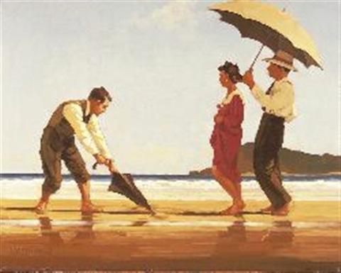 Love Letters In The Sand by Jack Vettriano