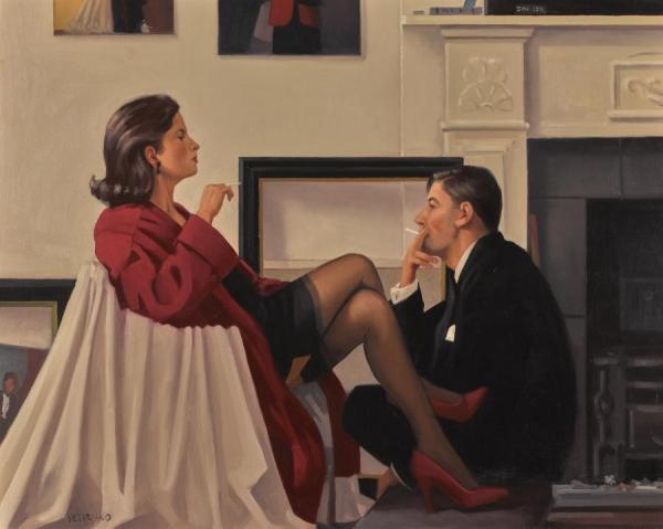 Models In The Studio by Jack Vettriano