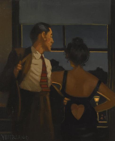 Queen Of Hearts by Jack Vettriano