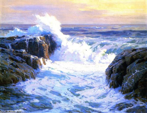 Sunlit Surf by Jack Wilkinson Smith