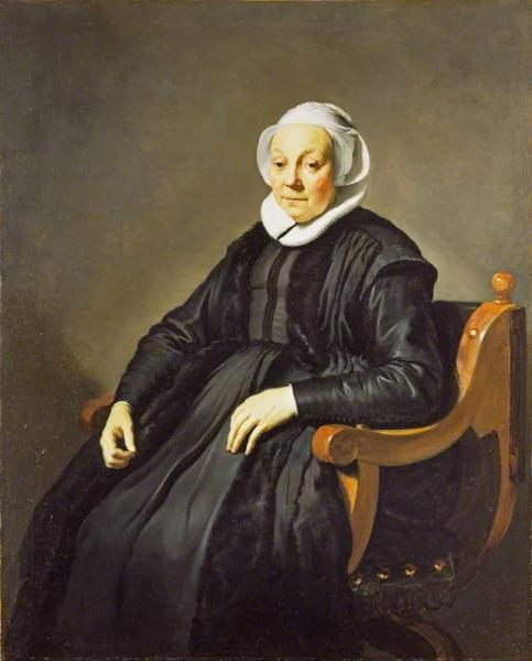 Portrait Of An Elderly Woman by Jacob Adriaensz Backer Oil Painting Reproductions