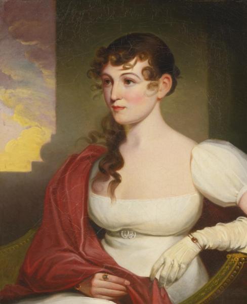 Portrait Of Mrs. John Gibson by Jacob Eichholtz