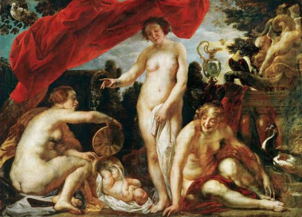 Jacob Jordaens Daughters Of Kekrops Finding Erichthonios