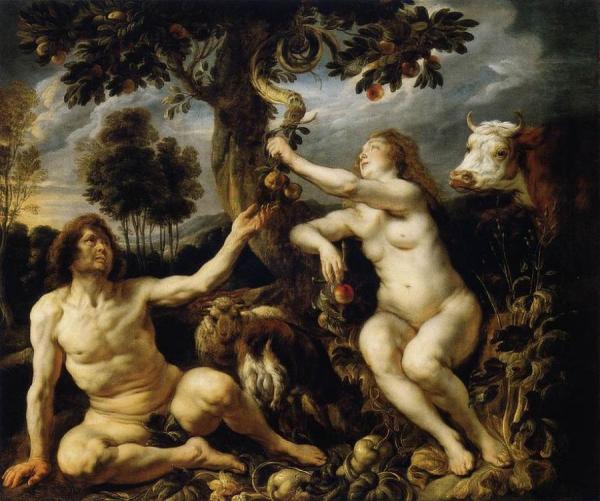 Fall Of Man by Jacob Jordaens Oil Painting Reproductions