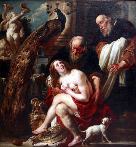 Susanna And The Elders by Jacob Jordaens Oil Painting Reproductions
