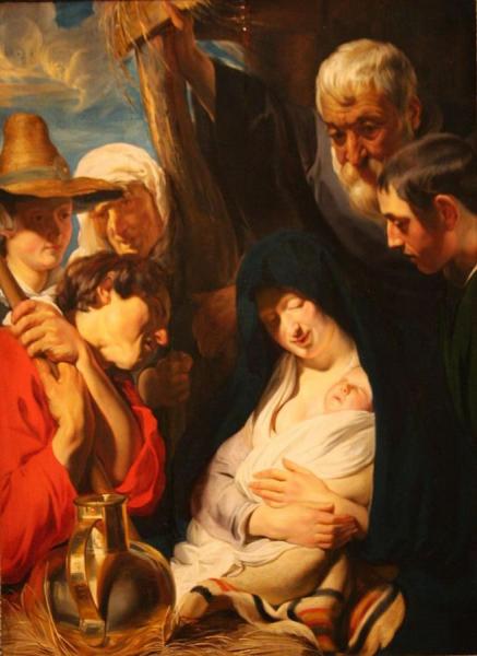 The Adoration Of The Shepherds by Jacob Jordaens