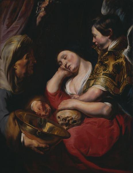 The Temptation Of The Magdalene by Jacob Jordaens Oil Painting Reproductions