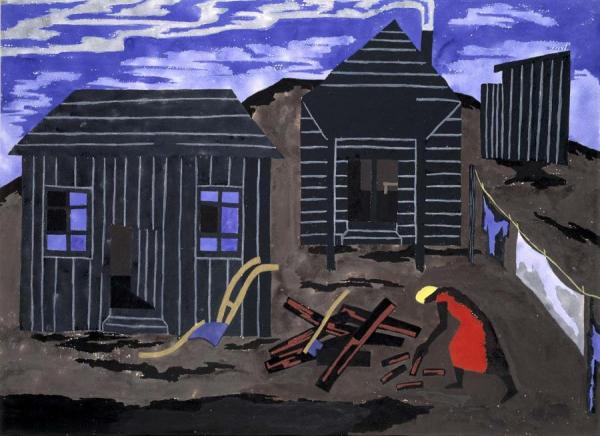 Firewood,1942 by Jacob Lawrence Oil Painting Reproductions