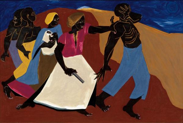Forward,1967 by Jacob Lawrence
