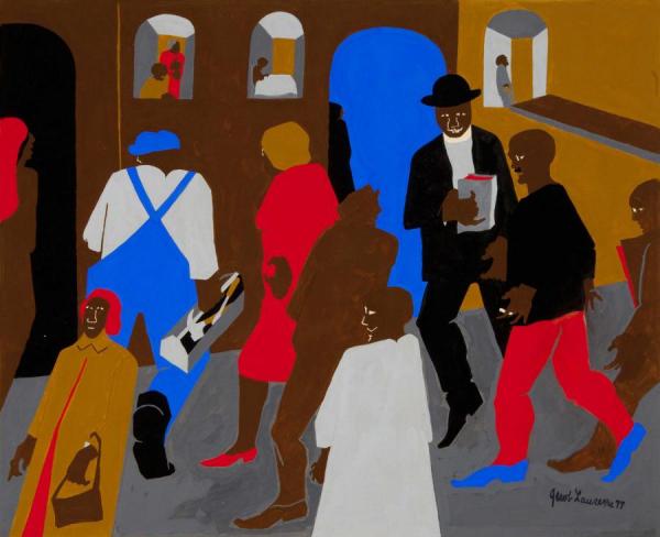Windows,1977 by Jacob Lawrence