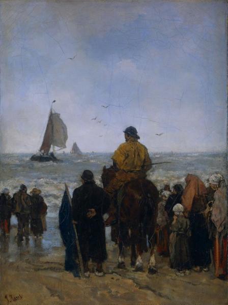 Arrival Of The Fishers' Boats by Jacob Maris Oil Painting Reproductions
