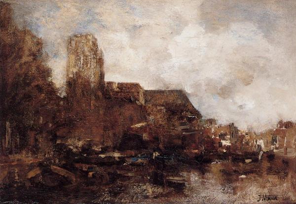 View On Dordrecht by Jacob Maris