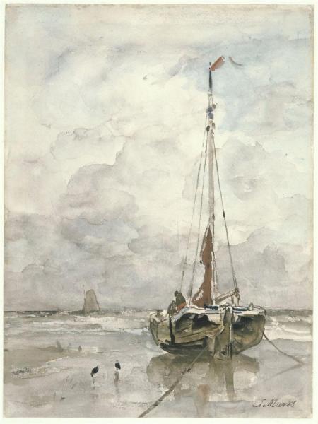 Visserspink Aan Het Strand by Jacob Maris