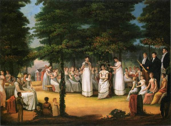 The Crowning Of Flora(also Known As The May Queen) by Jacob Marling