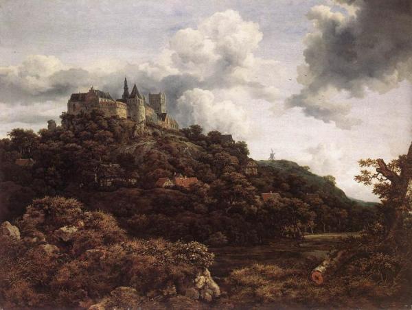 Bentheim Castle by Jacob Van Ruisdael