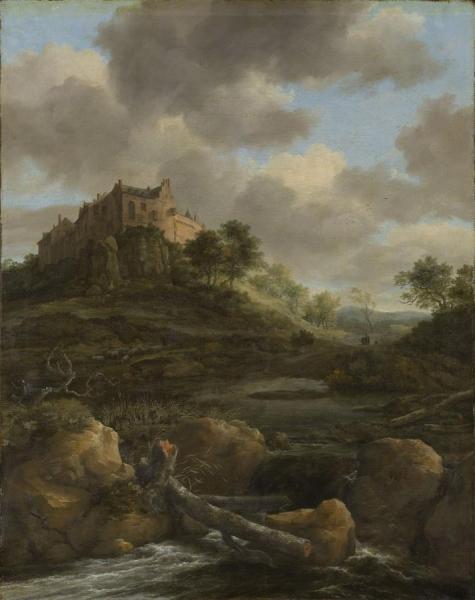 Bentheim Castle by Jacob Van Ruisdael
