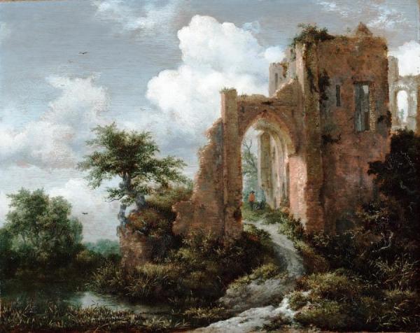 Jacob Van Ruisdael Entrance Gate Of The Castle Of Brederode