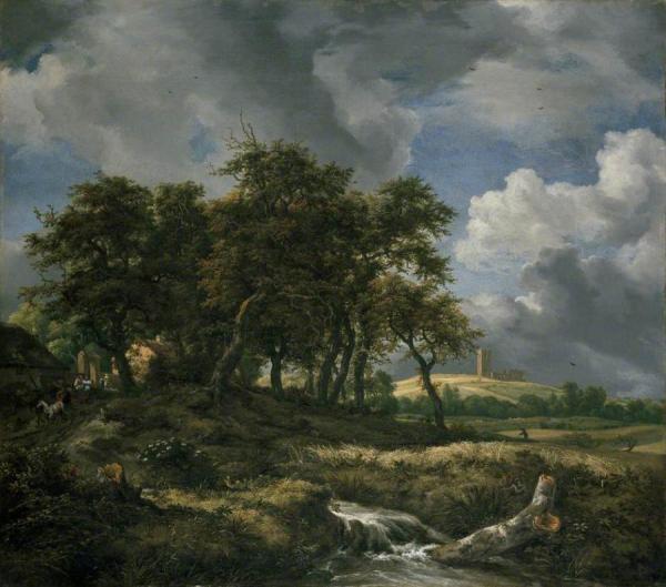 Landscape Near Muiderburg by Jacob Van Ruisdael
