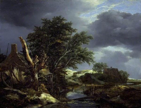 Landscape With A Blasted Tree by Jacob Van Ruisdael