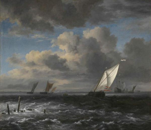 Rough Sea by Jacob Van Ruisdael