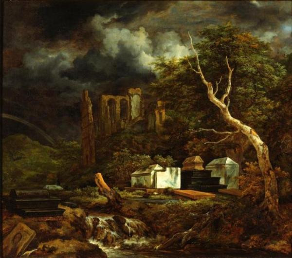 The Jewish Cemetery by Jacob Van Ruisdael Oil Painting Reproductions