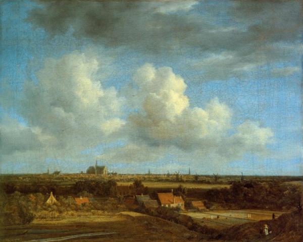 View Of Haalem From The North-west by Jacob Van Ruisdael
