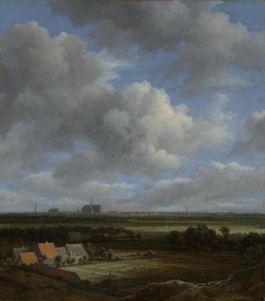 View Of Haarlem by Jacob Van Ruisdael