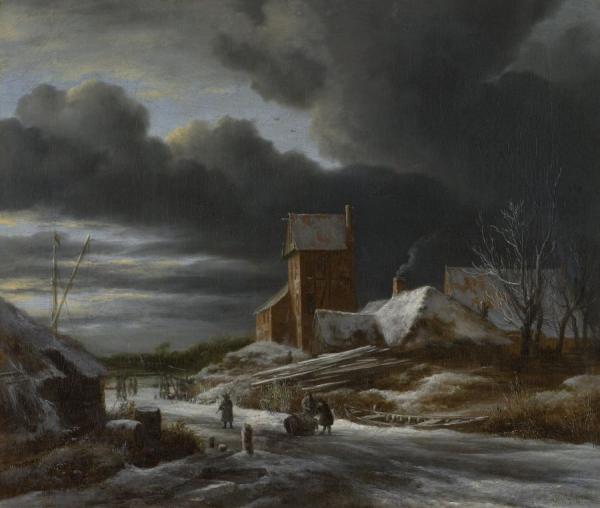 Winter Landscape by Jacob Van Ruisdael