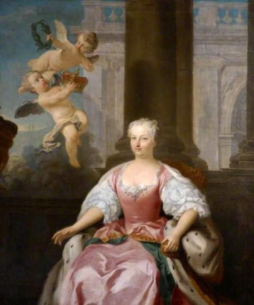 Queen Caroline Of Ansbach by Jacopo Amigoni