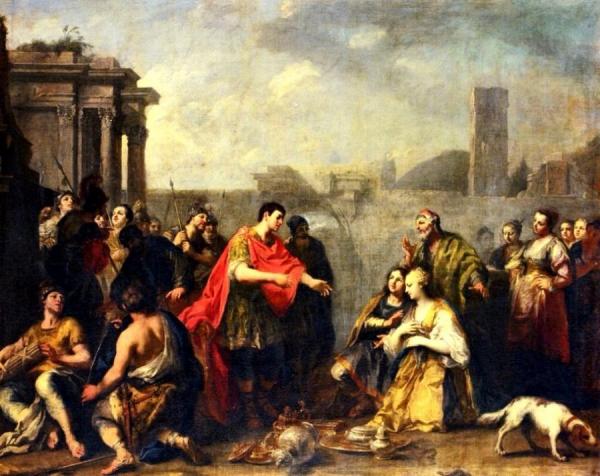 The Clemence Of Scipio by Jacopo Amigoni