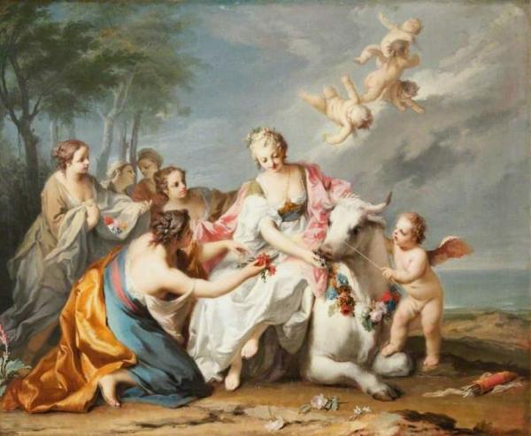 The Rape Of Europa by Jacopo Amigoni