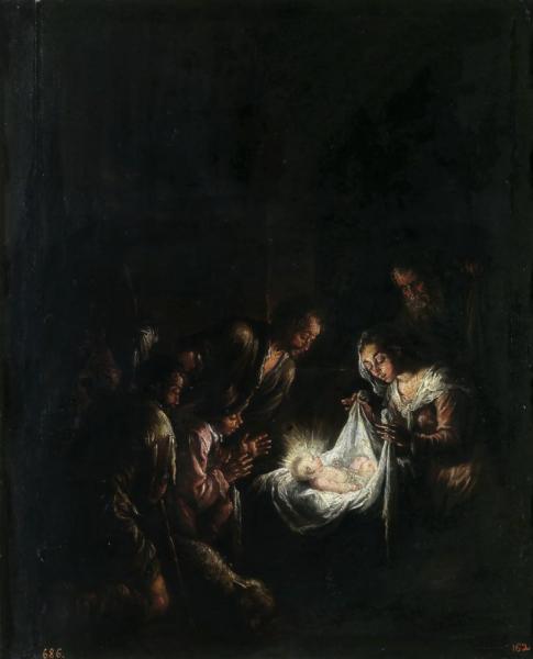 Adoration Of The Shepherds by Jacopo Bassano