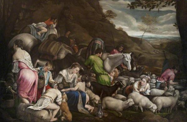 Laban And His Flock by Jacopo Bassano