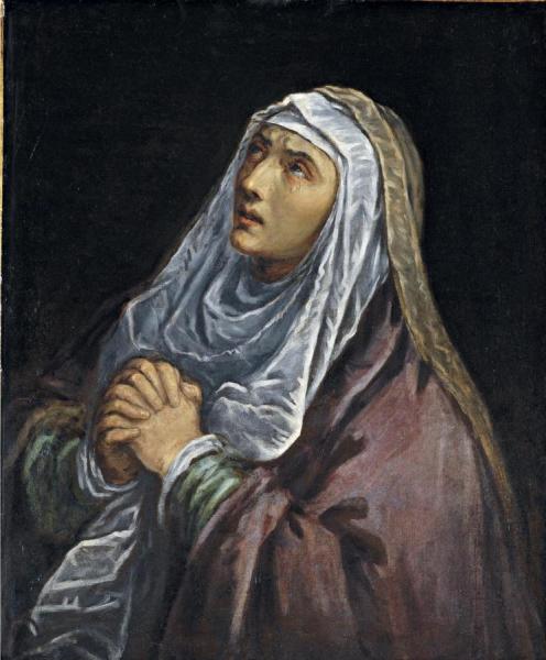 Mater Dolorosa by Jacopo Bassano
