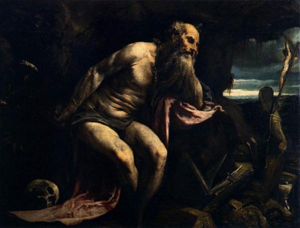 Saint Jerome by Jacopo Bassano