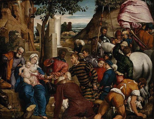 The Adoration Of The Kings by Jacopo Bassano