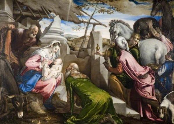 The Adoration Of The Magi by Jacopo Bassano