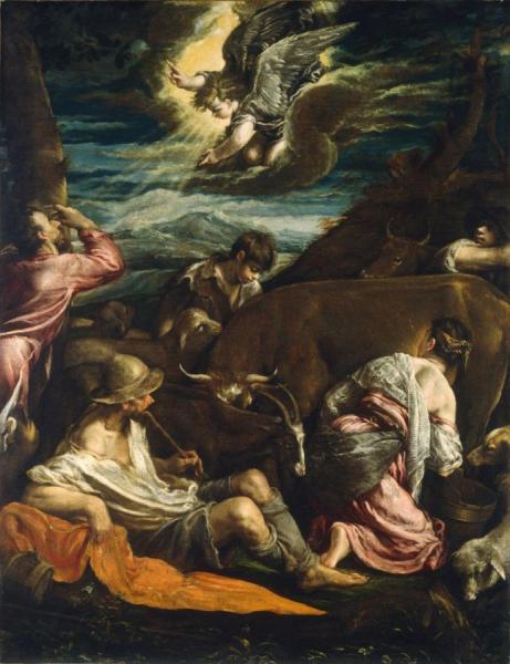 The Annunciation To The Shepherds by Jacopo Bassano
