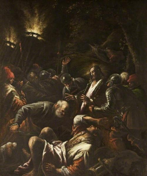 The Arrest Of Christ by Jacopo Bassano