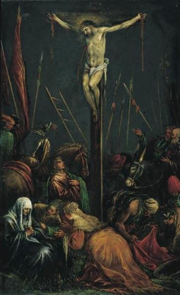 The Crucifixion by Jacopo Bassano Oil Painting Reproductions