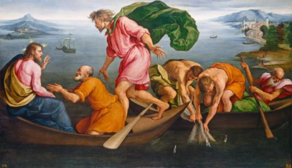 The Miraculous Draught Of Fishes by Jacopo Bassano