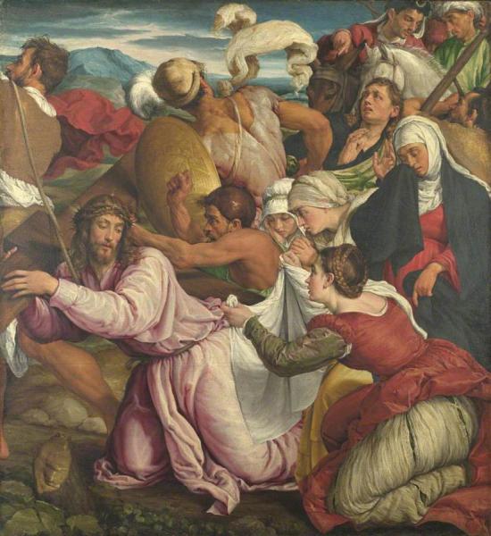 The Way To Calvary by Jacopo Bassano