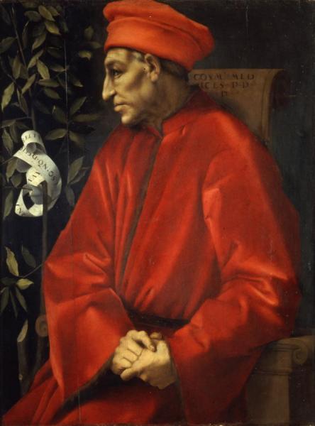 Portrait Of Cosimo De'medici The Elder by Jacopo Pontormo Oil Painting Reproductions