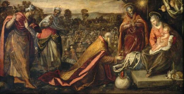 Adoration Of The Magi by Jacopo Tintoretto