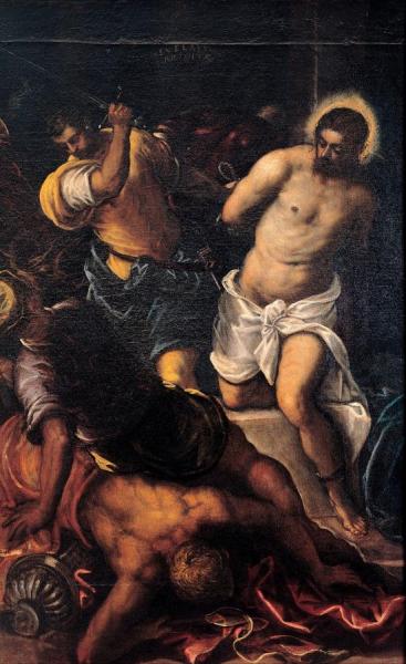 Crowning With Thorns by Jacopo Tintoretto Oil Painting Reproductions