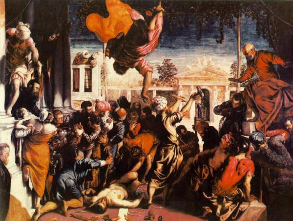 Miracle Of The Slave by Jacopo Tintoretto