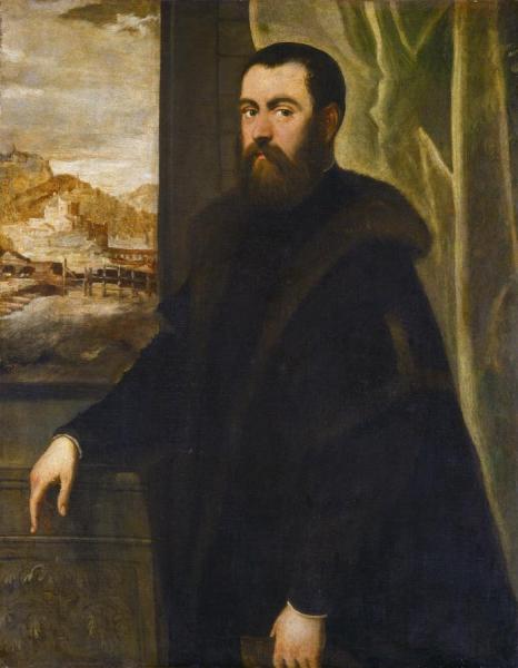 Portrait Of A Venetian Senator by Jacopo Tintoretto