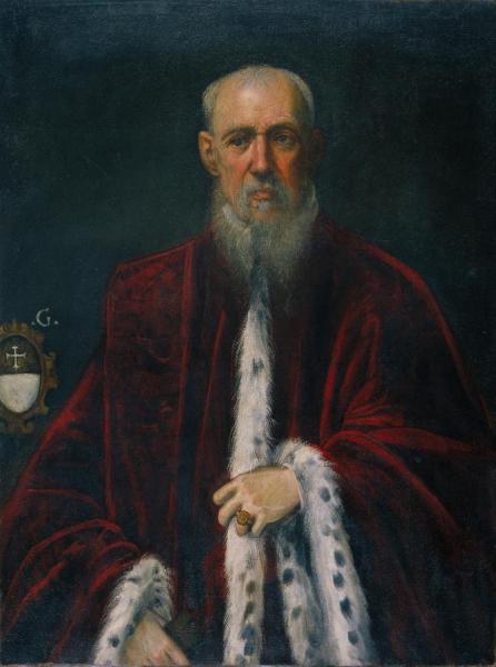 Portrait Of The Procurator Alessandro Gritti by Jacopo Tintoretto