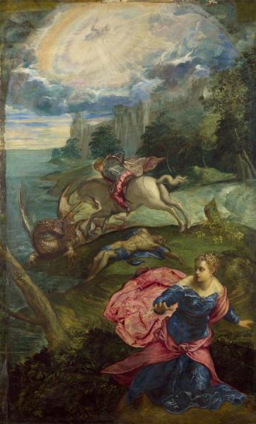 St. George And The Dragon by Jacopo Tintoretto