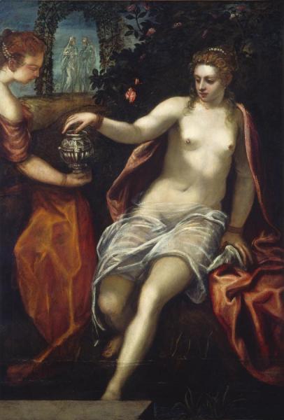 Susanna,1575 by Jacopo Tintoretto
